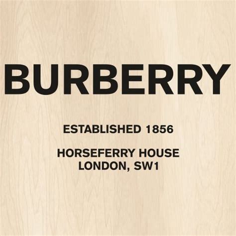 etichetta burberry established|burberry fashion company history.